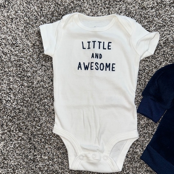 Child of Mine Navy and White Kids Matching Set - Picture 7 of 16